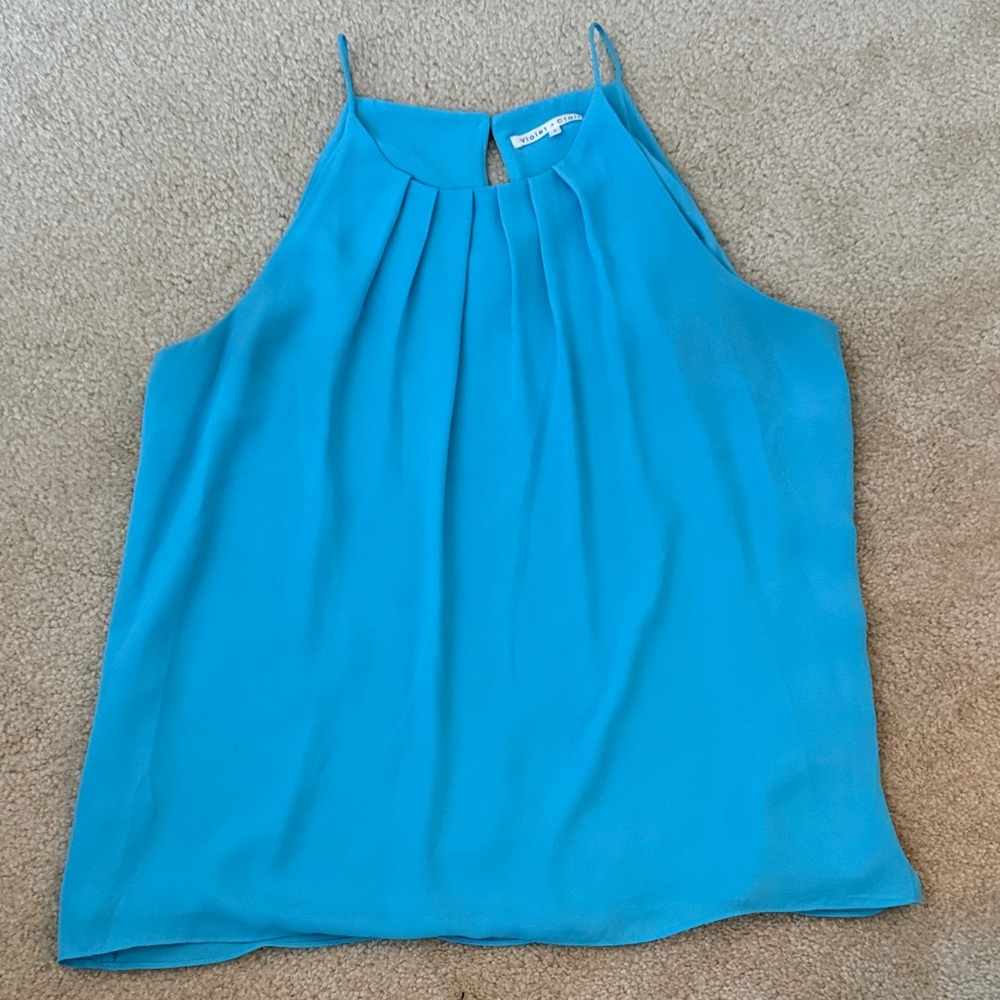 Violet & Claire Vibrant Blue Top